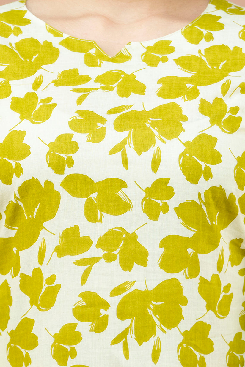 Women Parrot Floral Printed Co-Ord Set